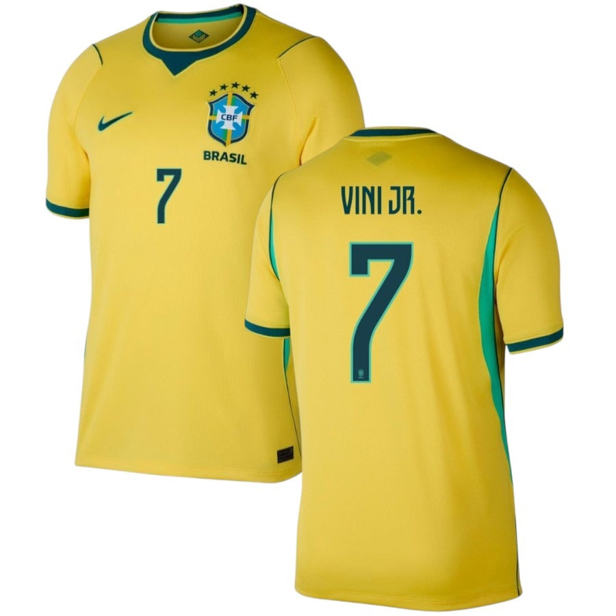 Vini Jr Version Brazil Home Jersey 26 27 Jersey Nation