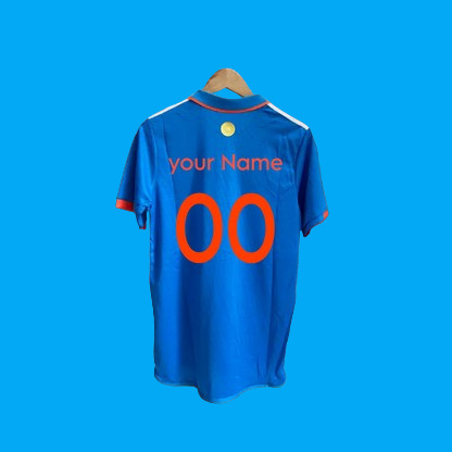 Custom - Indian Cricket Jersey - ODI (Tri-color)