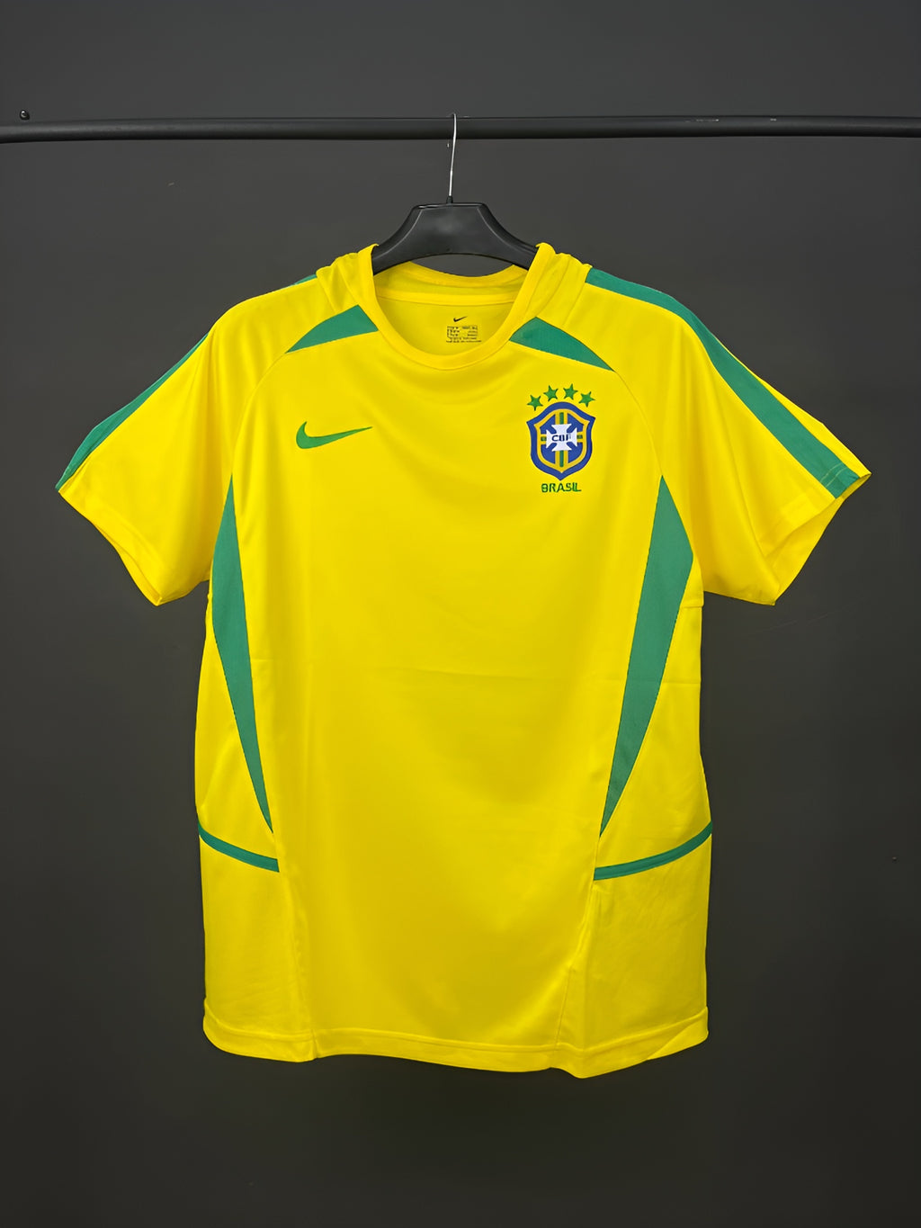 Brazil Home Retro 2002 Jersey