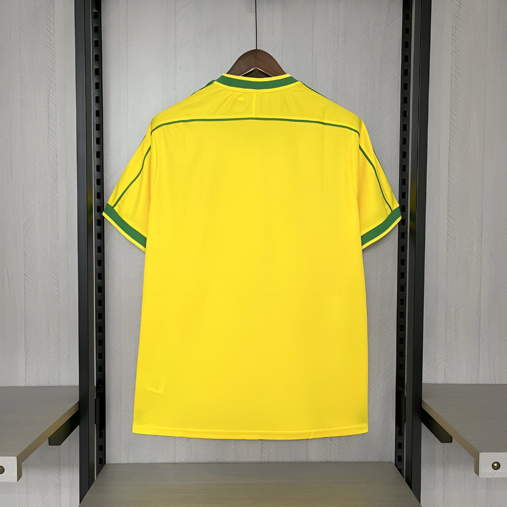 Brazil Home Retro 1998 Jersey