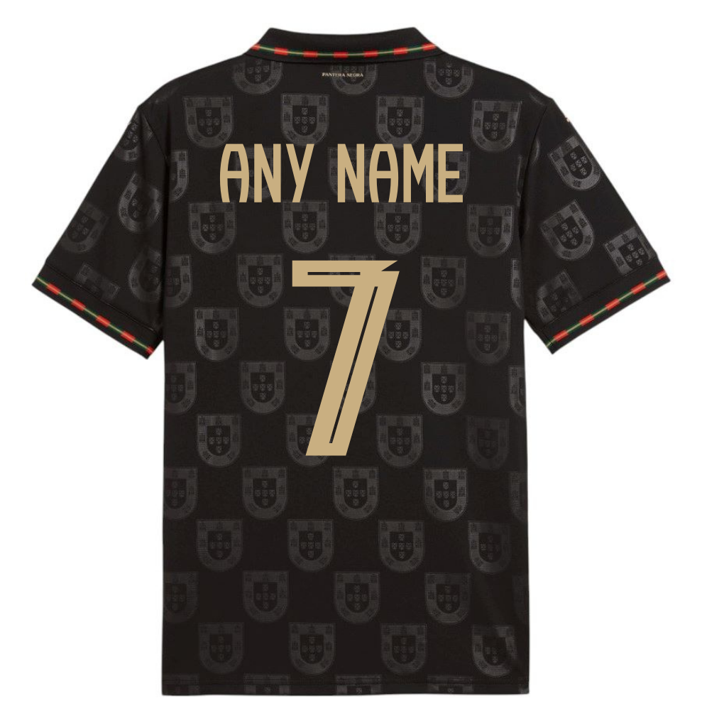 Custom - Portugal Special Black Jersey 25/26