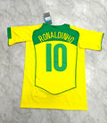 Ronaldinho Version - Brazil Home Retro 04/06 Jersey