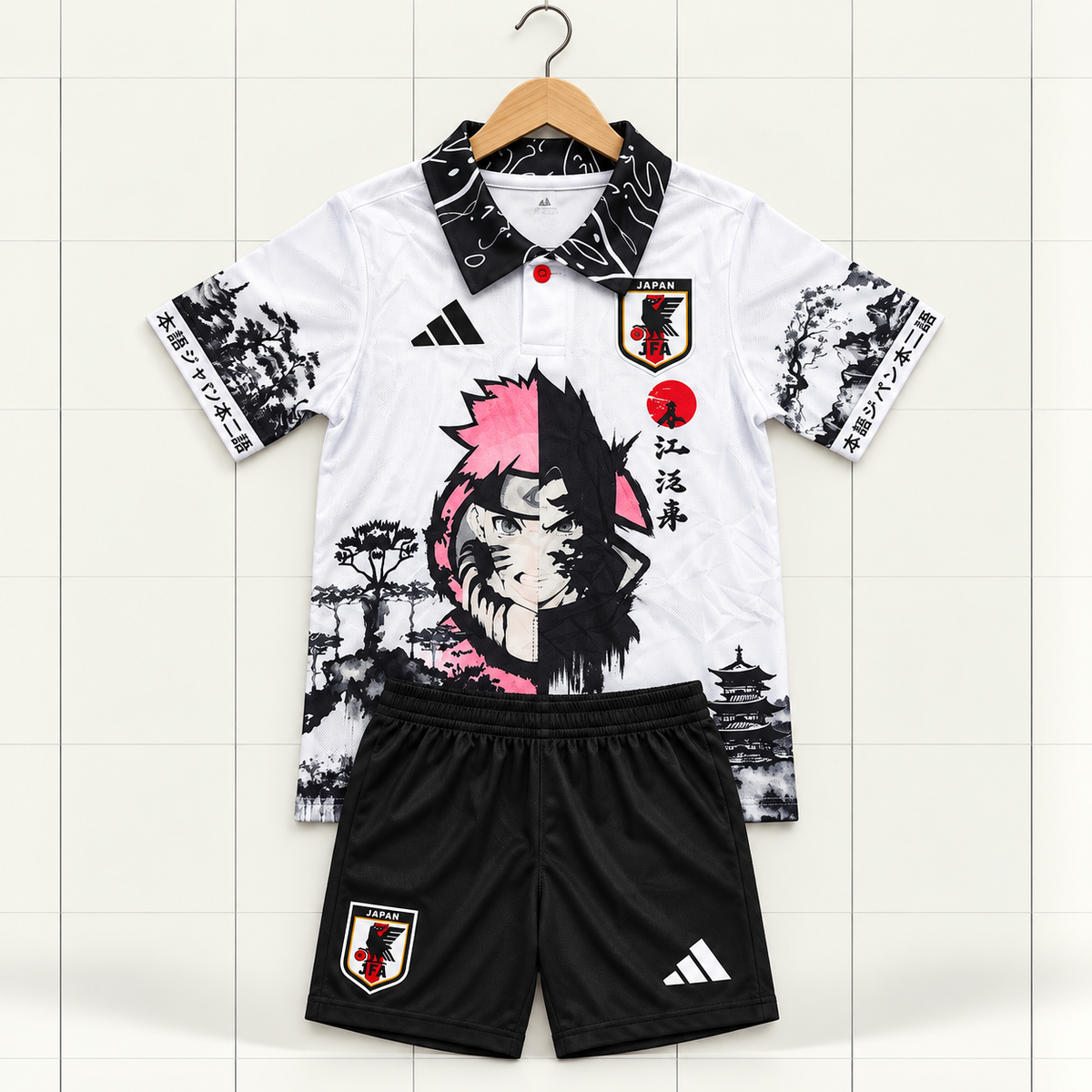 Japan Anime White Kids Set