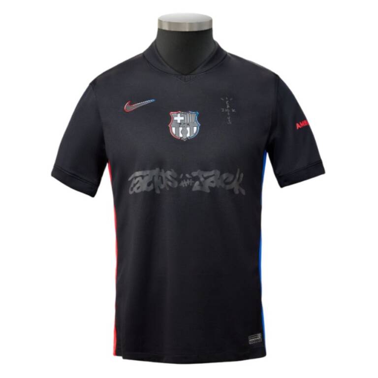 24-25 バルセロナTravis Scott ユニフォーム 半袖 XL FC Barcelona x Travis Scott 24/25 Jersey | Buy Now