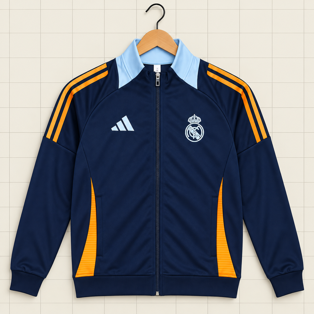 Real Madrid Away Blue Jacket 24/25