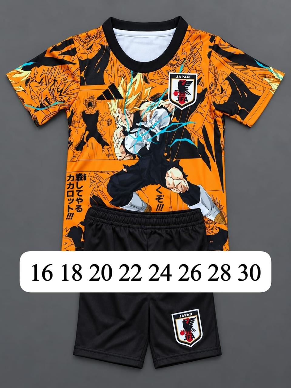 Japan Anime Orange Kids Set