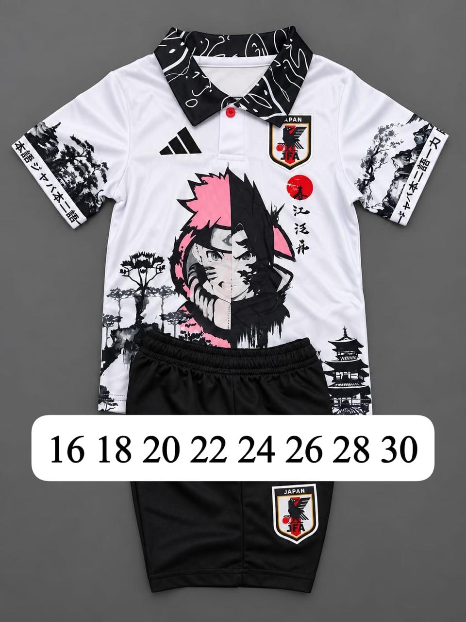 Japan Anime White Kids Set